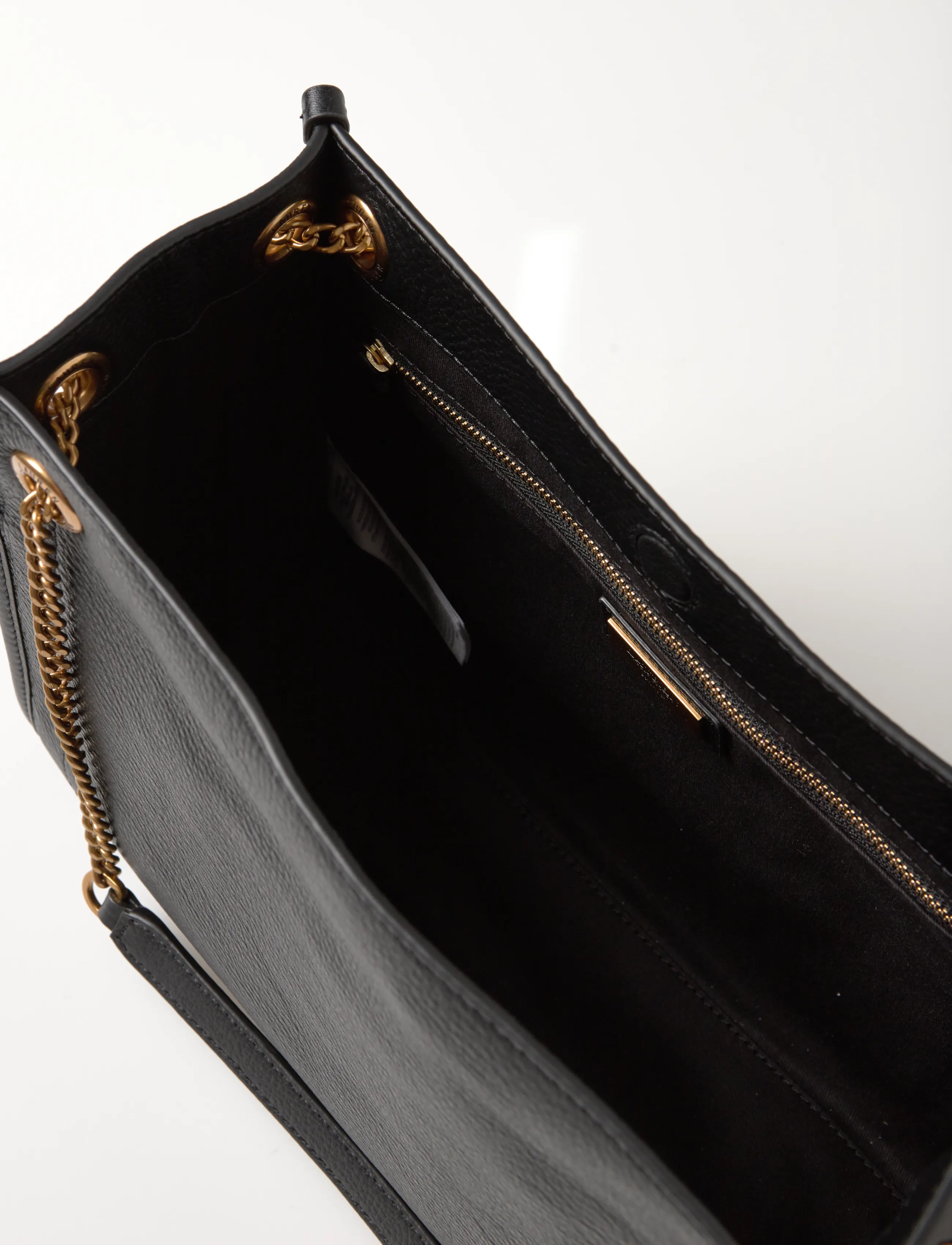 Lauren Ralph Lauren - Pebbled Leather Medium Bradley Tote Bag - tote bags - black - 4