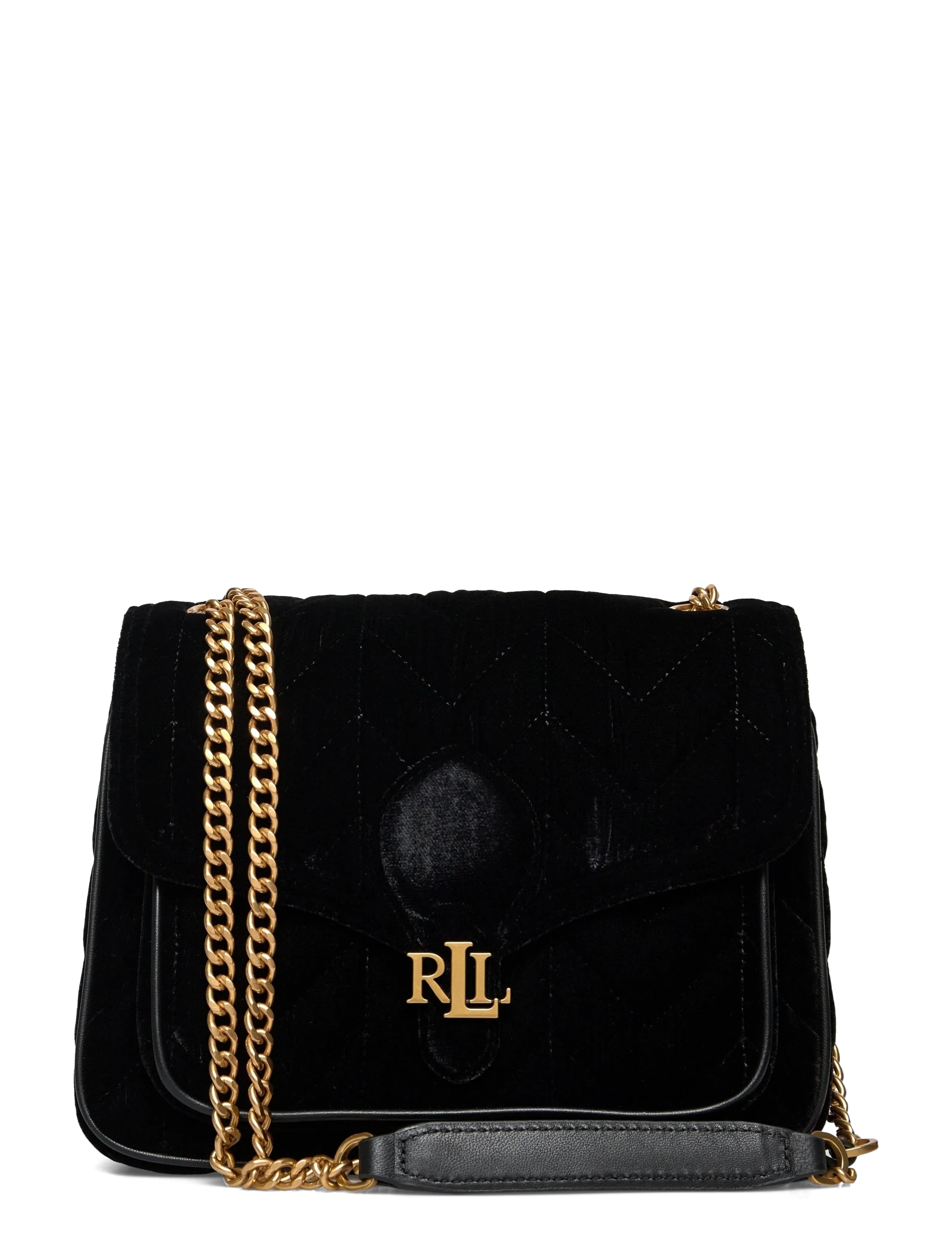 Velvet Small Bradley Convertible Bag - BLACK/BLACK