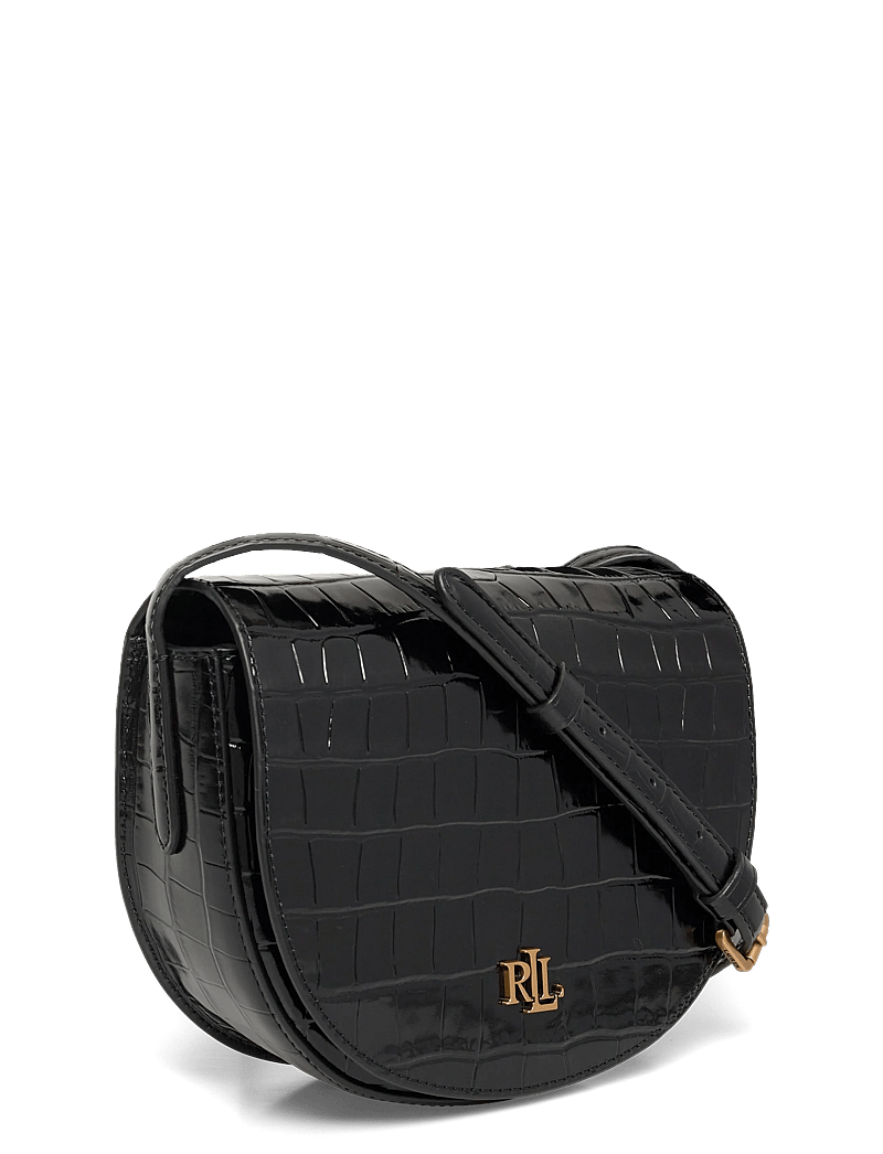Lauren Ralph Lauren - Croc-Embossed Medium Witley Crossbody - speciella tillfällen - black - 2