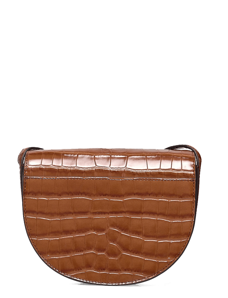 Lauren Ralph Lauren - Croc-Embossed Medium Witley Crossbody - besondere anlässe - tobacco - 1