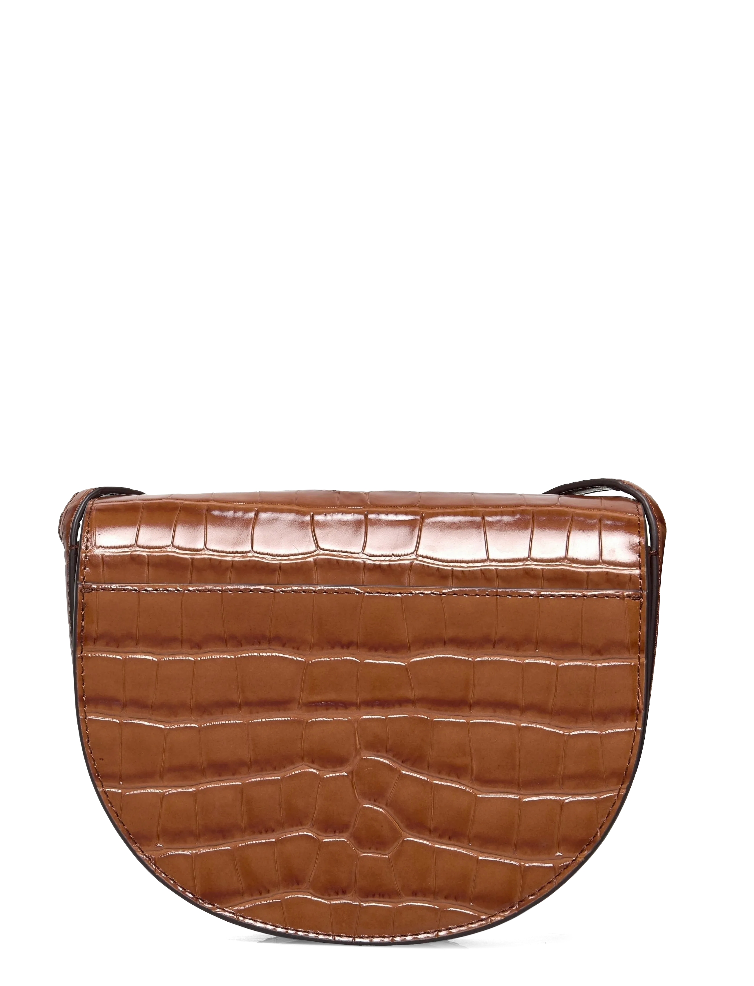Lauren Ralph Lauren - Croc-Embossed Medium Witley Crossbody - alltags-style - tobacco - 1