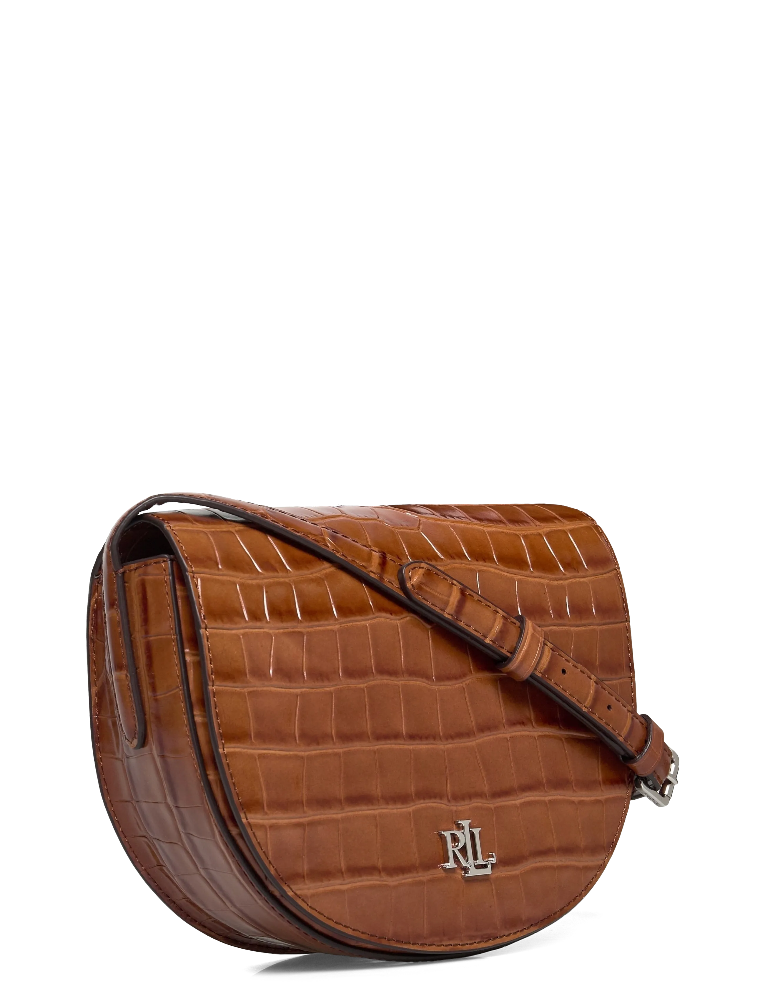 Lauren Ralph Lauren - Croc-Embossed Medium Witley Crossbody - alltags-style - tobacco - 2