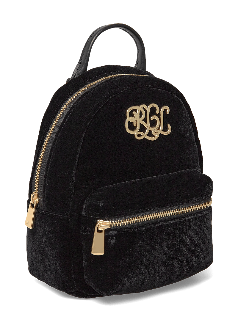Lauren Ralph Lauren - Velvet Mini Stevie Crossbody Backpack - alltags-style - black - 2