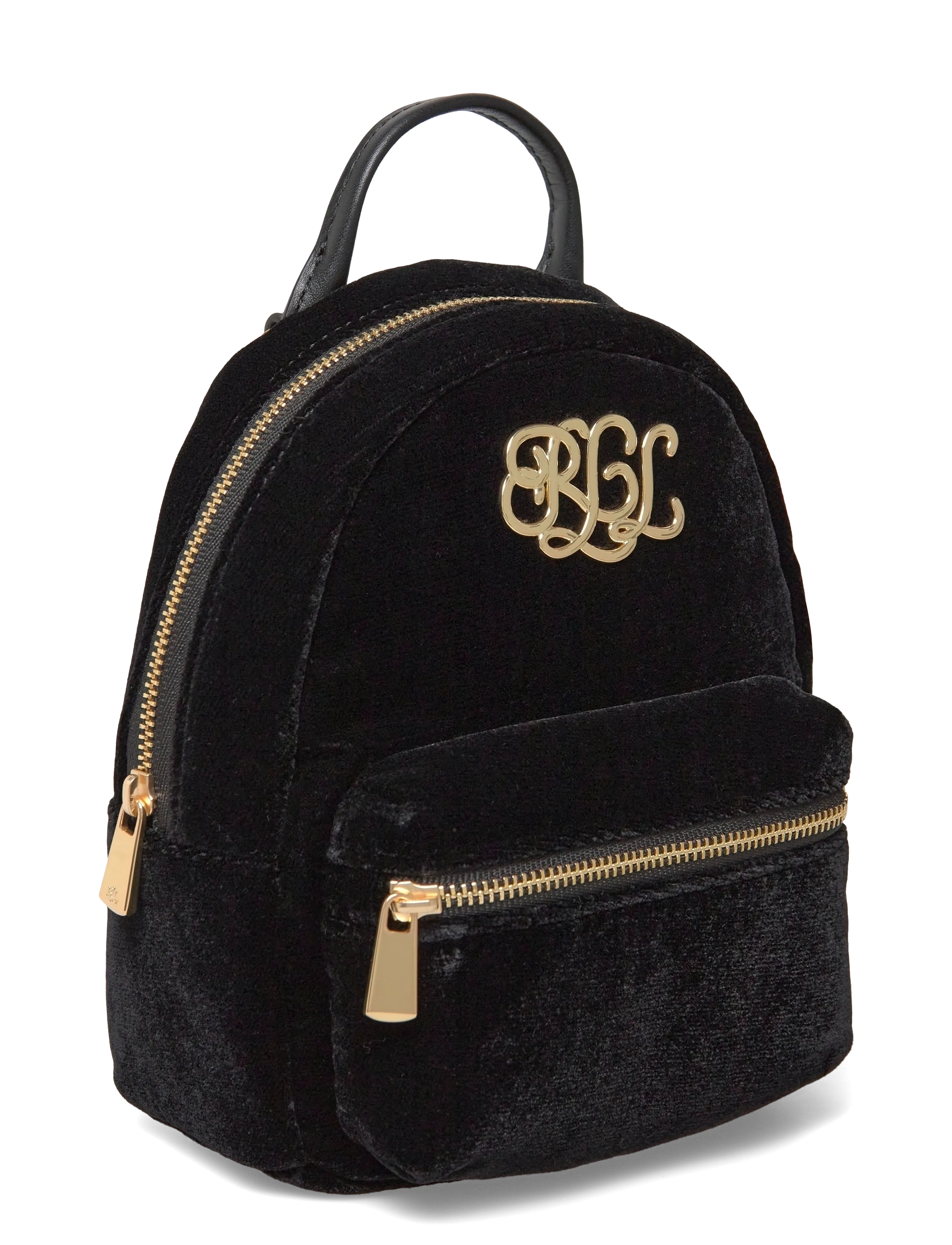 Lauren Ralph Lauren - Velvet Mini Stevie Crossbody Backpack - alltags-style - black - 2