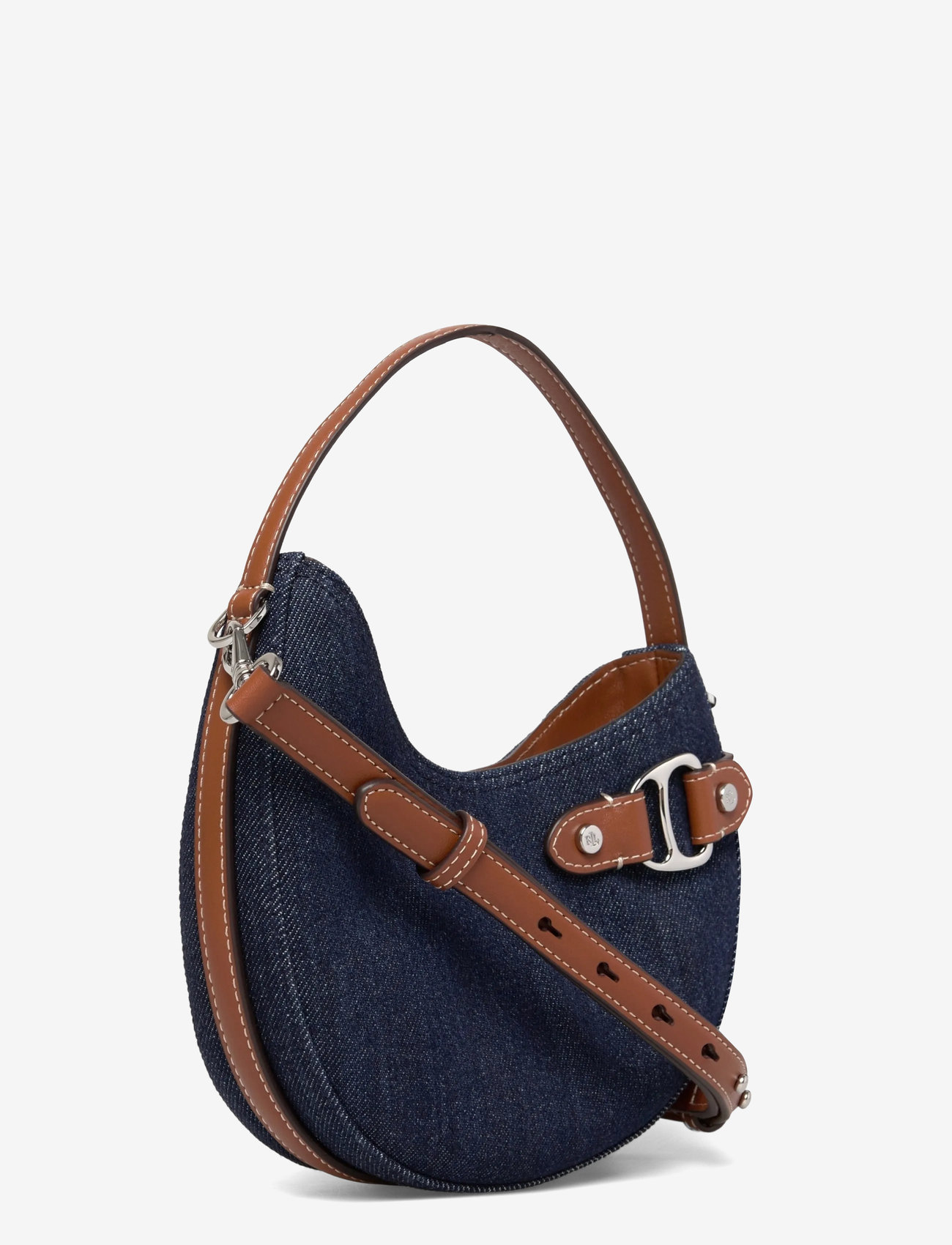 Lauren Ralph Lauren - Denim Small Tasha Crossbody Bag - rinse wash denim - 2