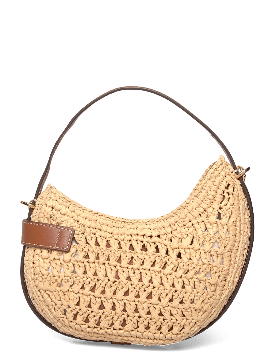 Lauren Ralph Lauren - Woven Straw Small Tasha Crossbody Bag - everyday style - natural/lauren ta - 1