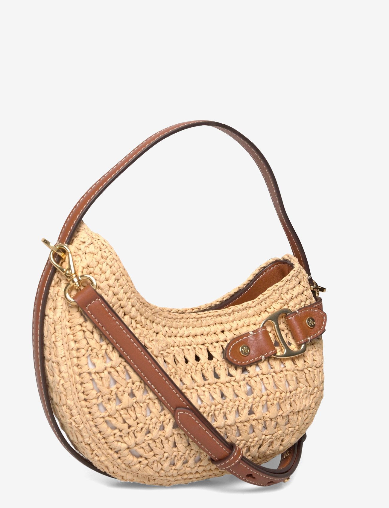 Lauren Ralph Lauren - Woven Straw Small Tasha Crossbody Bag - special occasions - natural/lauren ta - 2