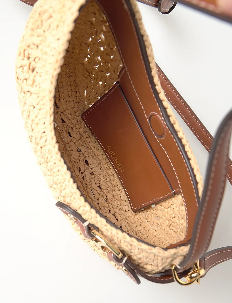 Lauren Ralph Lauren - Woven Straw Small Tasha Crossbody Bag - besondere anlässe - natural/lauren ta - 5