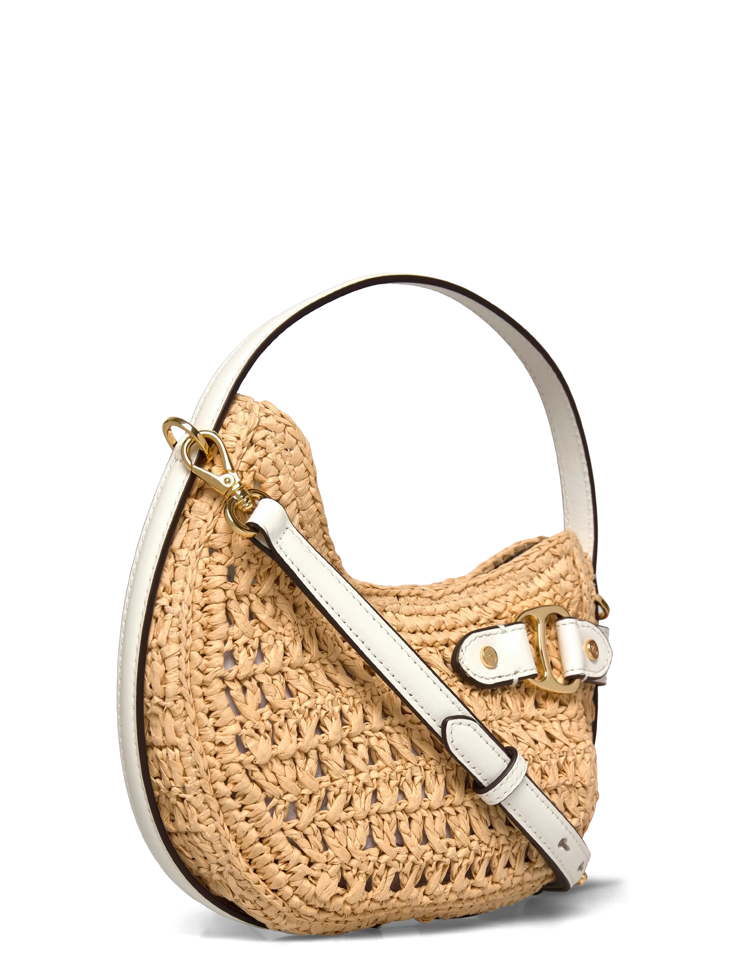 Woven Straw Small Tasha Crossbody Bag 3
