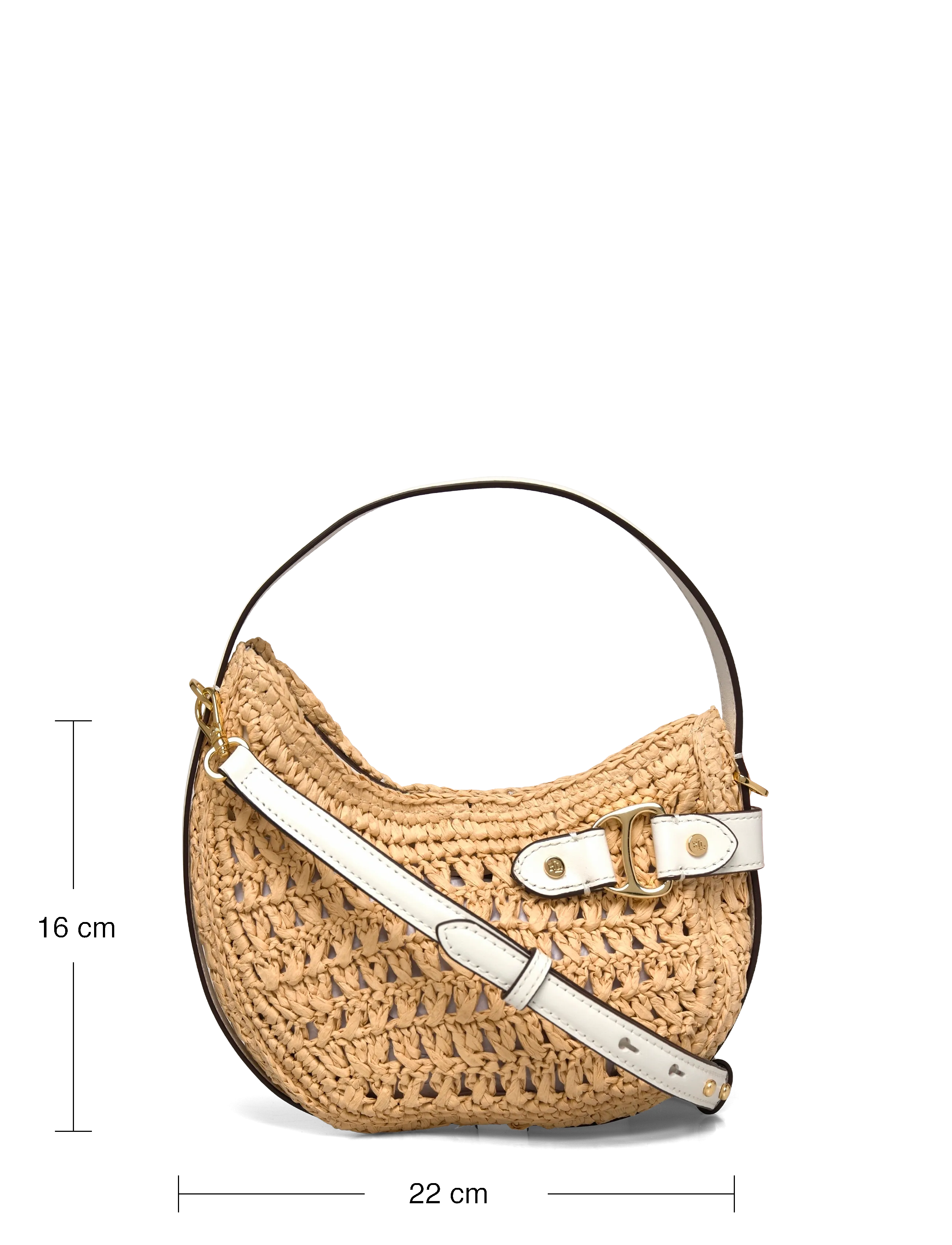 Lauren Ralph Lauren - Woven Straw Small Tasha Crossbody Bag - igapäevane stiil - natural/white - 3
