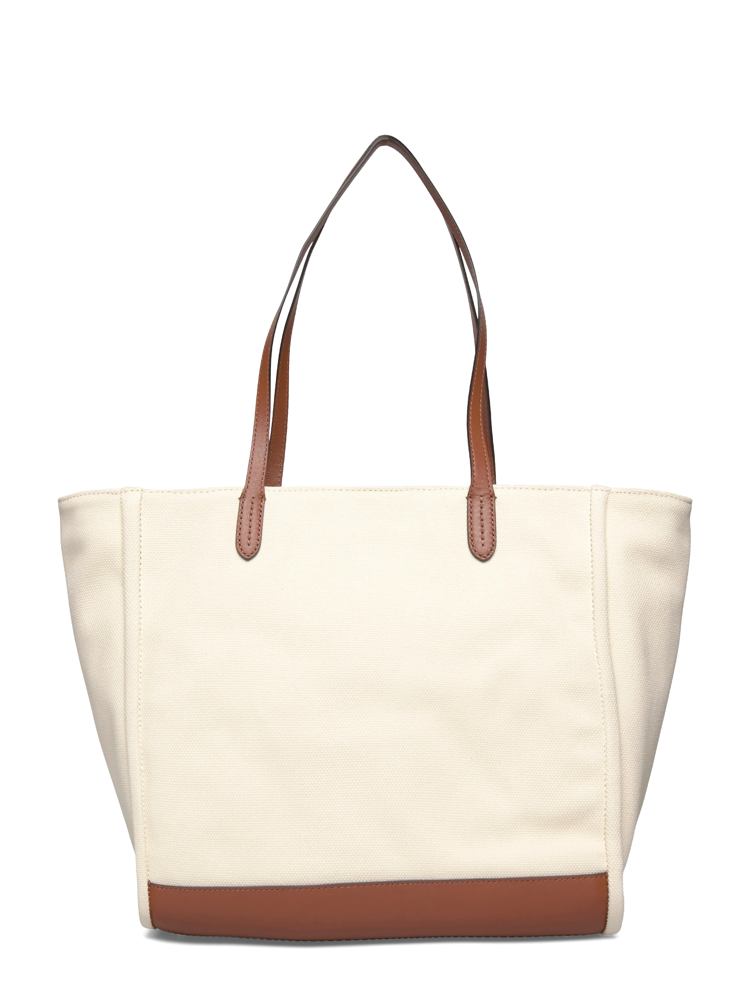 Lauren Ralph Lauren - Canvas Large Cameryn Tote Bag - tote bags - natural/lauren ta - 1