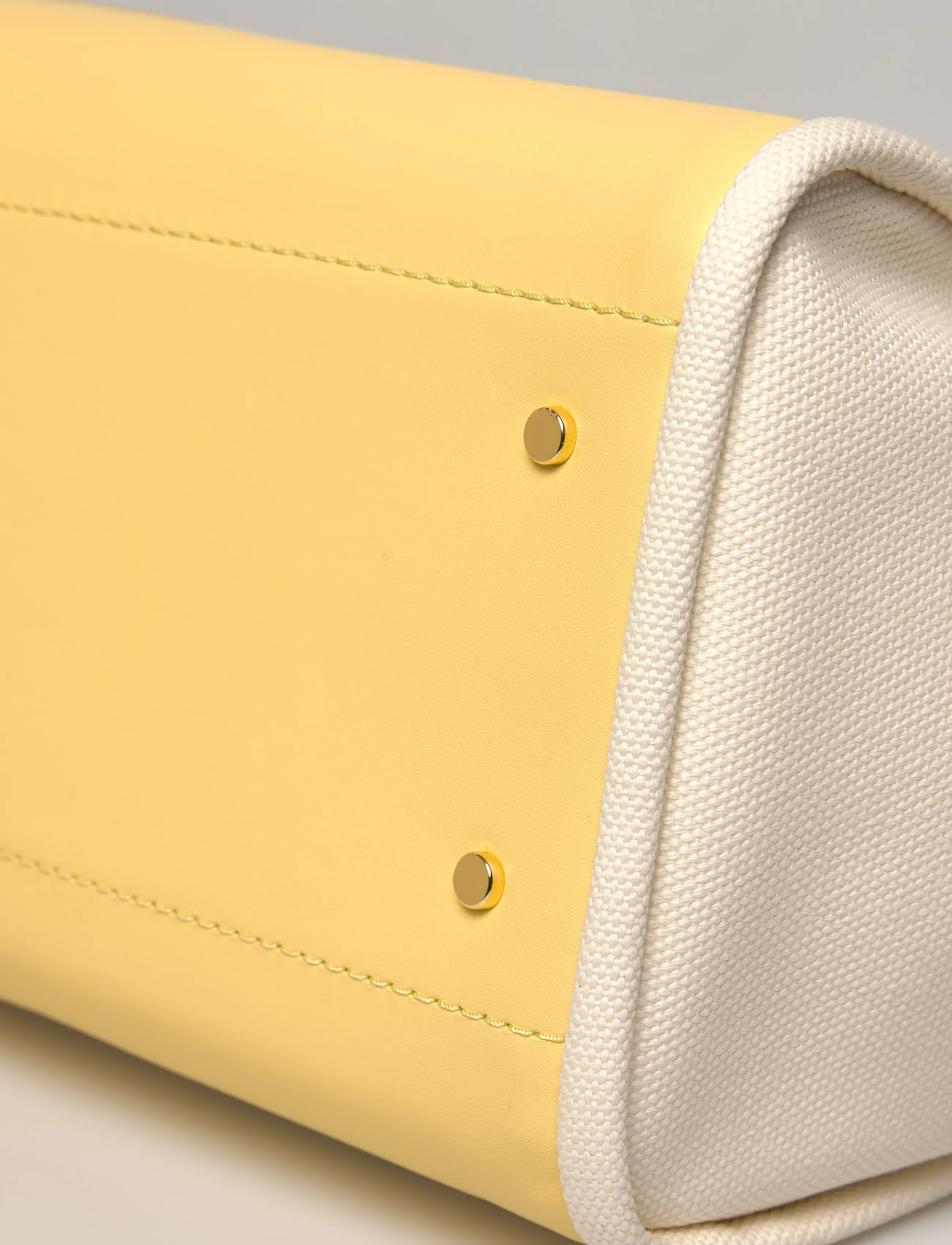 Lauren Ralph Lauren - Canvas Large Cameryn Tote Bag - tote bags - natural/lemon sor - 4