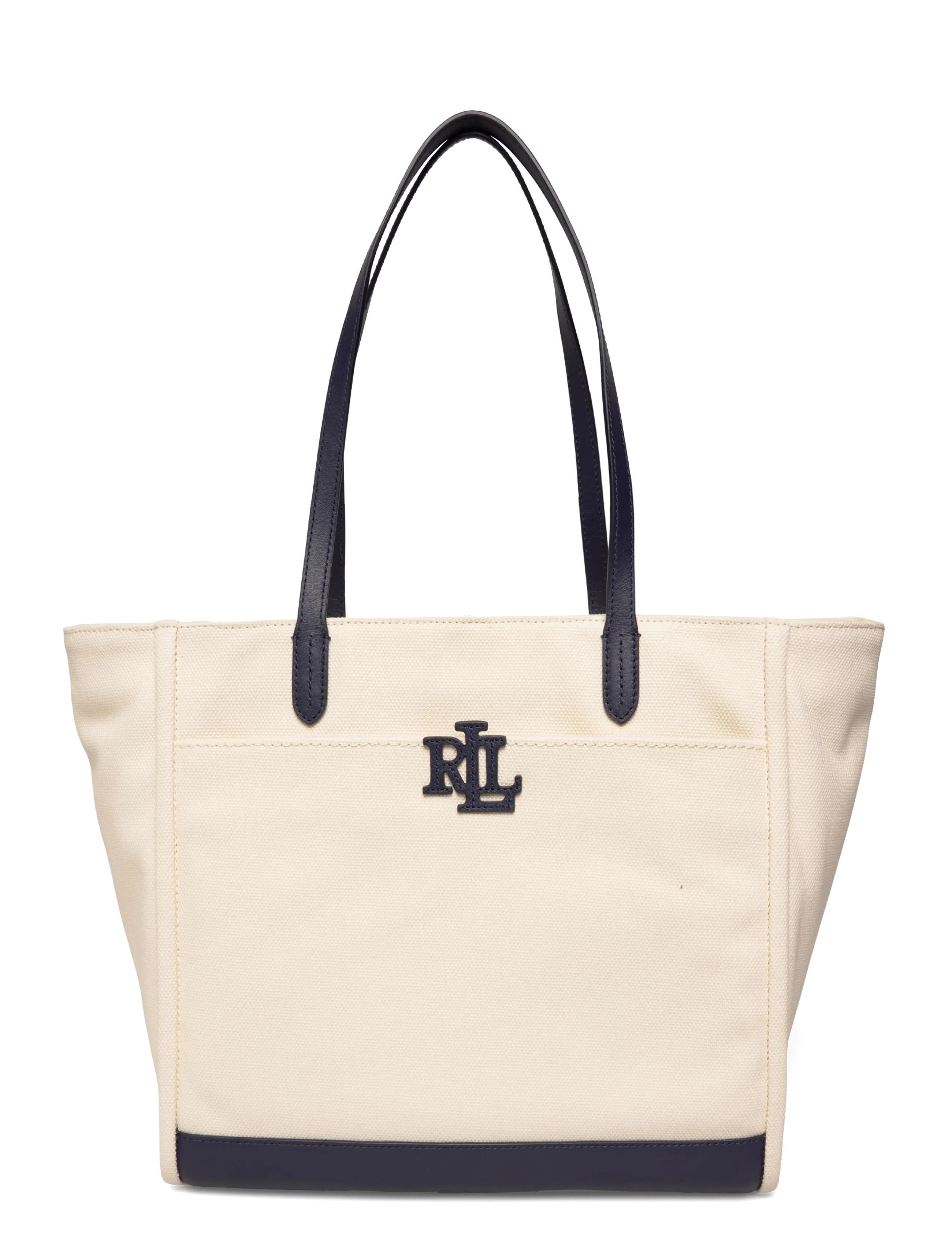 Lauren Ralph Lauren Canvas Large Cameryn Tote Bag, One Size, Cream, Tasker > Totes, Dame