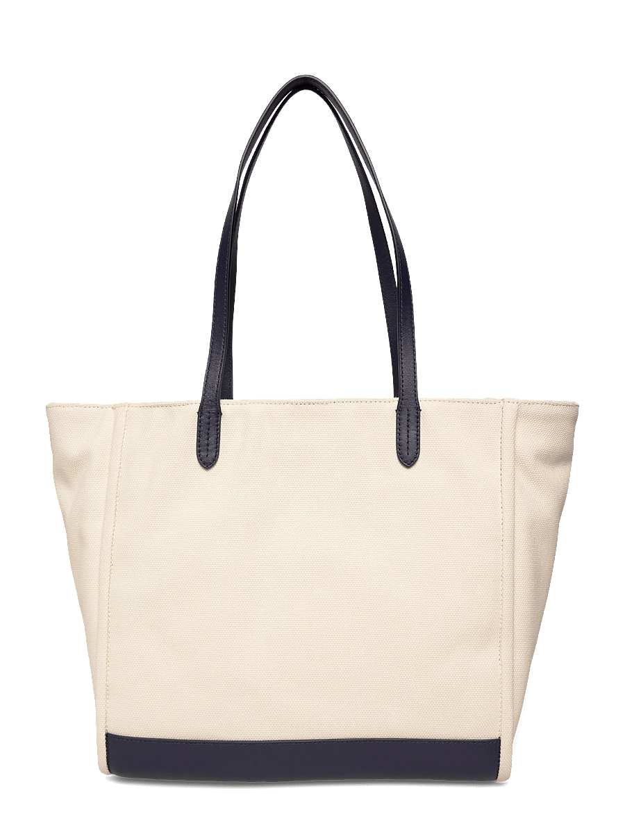 Lauren Ralph Lauren - Canvas Large Cameryn Tote Bag - tote bags - natural/refined n - 1