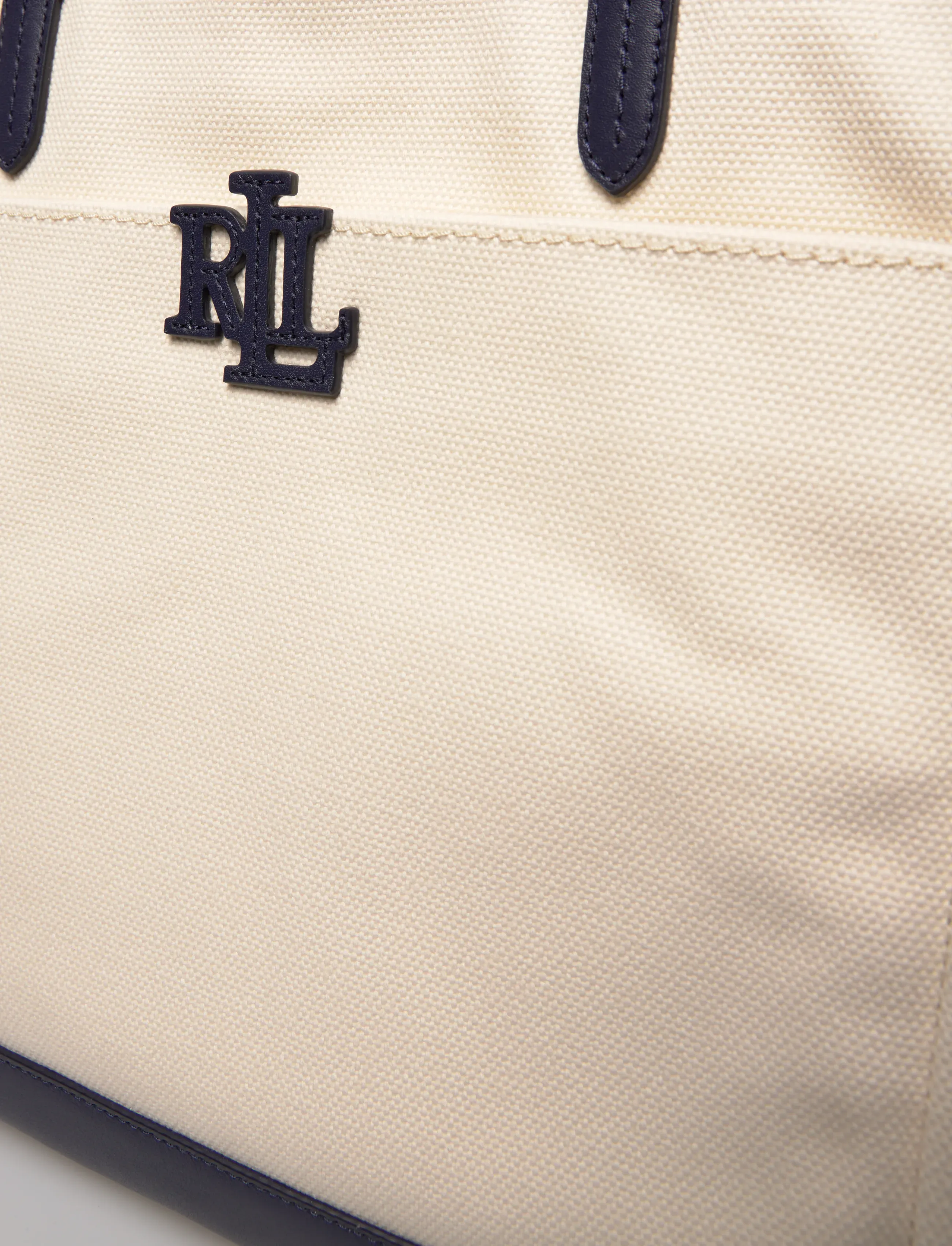 Lauren Ralph Lauren - Canvas Large Cameryn Tote Bag - sacs en toile - natural/refined n - 4