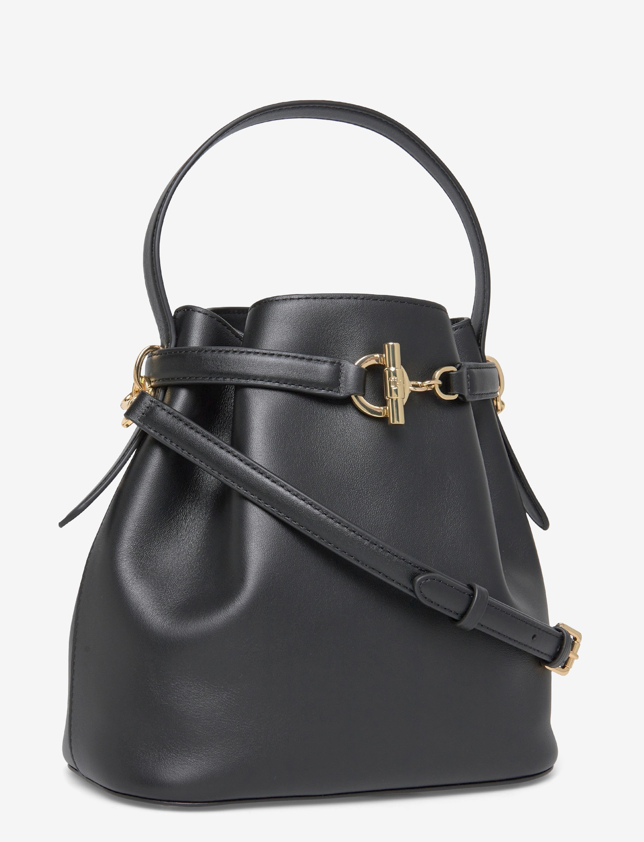 Lauren Ralph Lauren - Leather Medium Blaike Bucket Bag - special occasions - black - 2