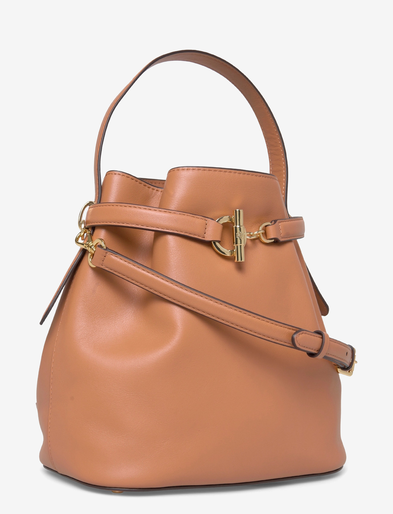 Lauren Ralph Lauren - Leather Medium Blaike Bucket Bag - special occasions - classic caramel - 2