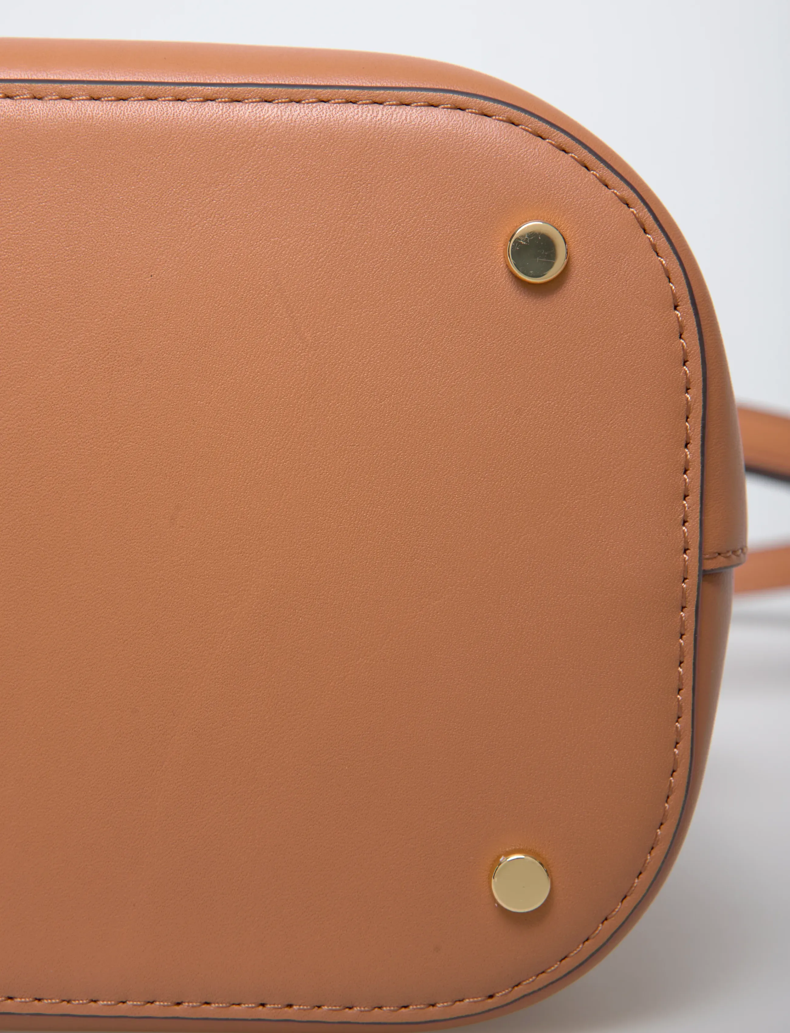 Lauren Ralph Lauren - Leather Medium Blaike Bucket Bag - everyday style - classic caramel - 5