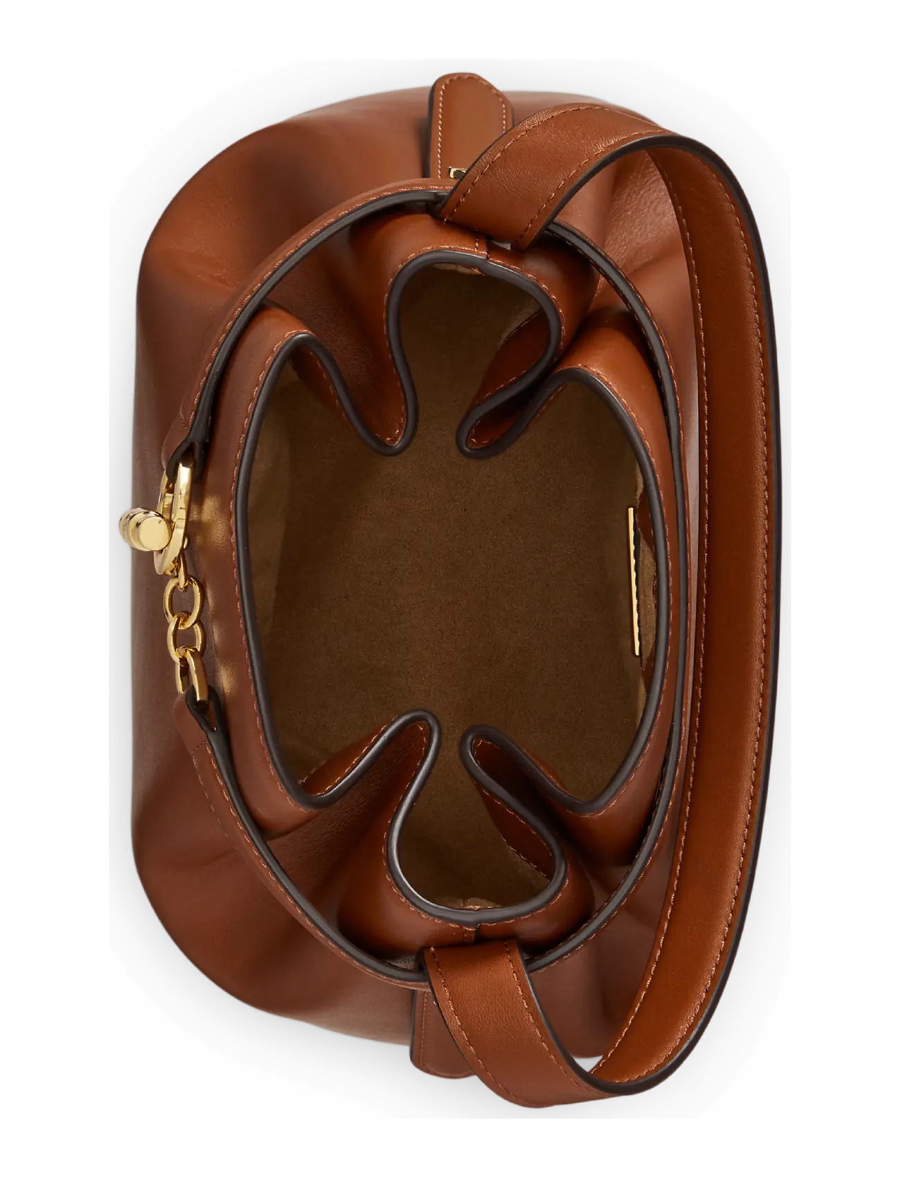 Lauren Ralph Lauren - Leather Medium Blaike Bucket Bag - alltags-style - lauren tan - 3