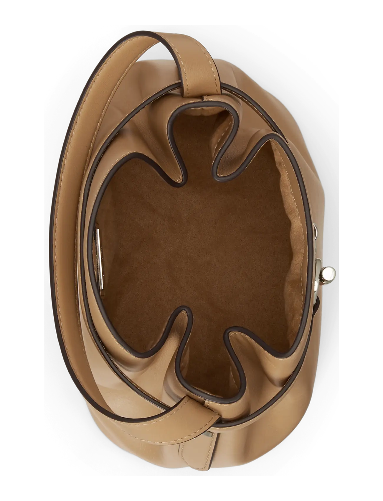 Lauren Ralph Lauren - Leather Medium Blaike Bucket Bag - hverdags stil - tan - 3