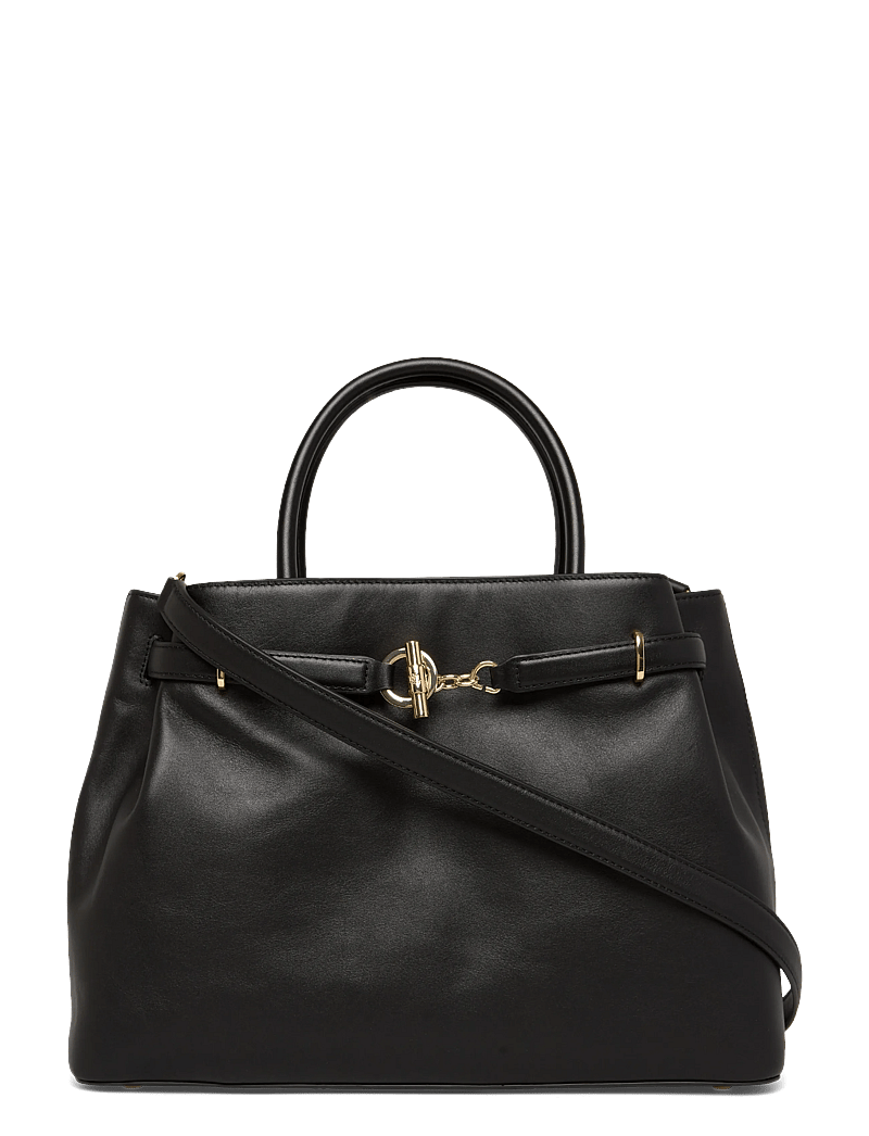 Lauren Ralph Lauren - Leather Large Blaike Satchel - besondere anlässe - black - 0