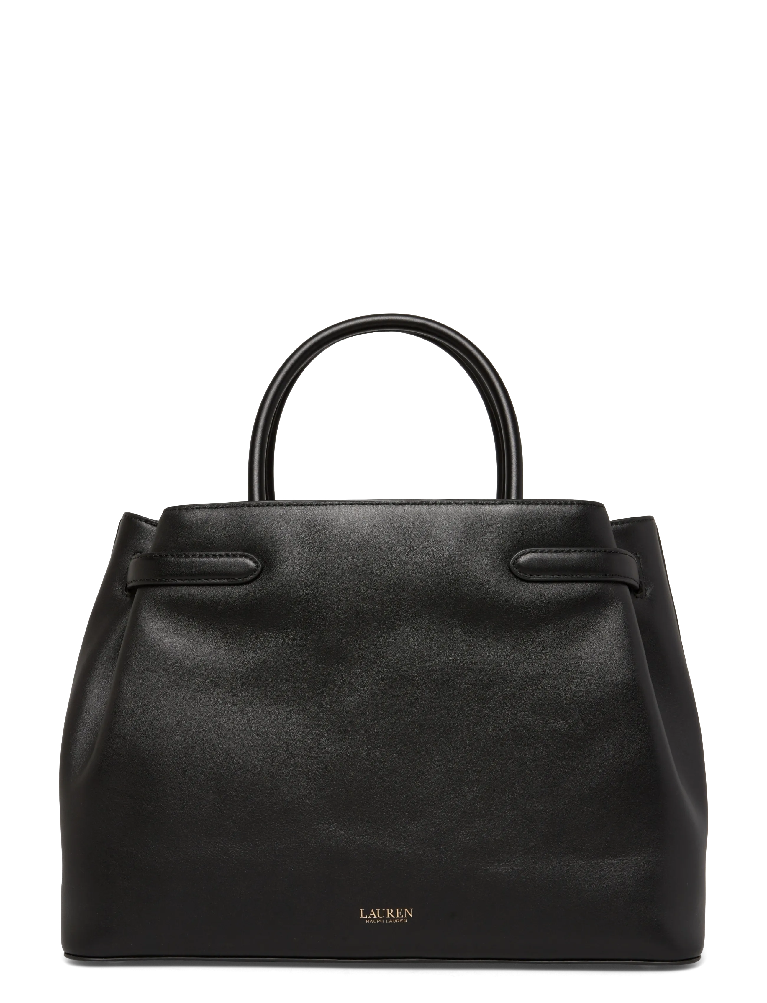Lauren Ralph Lauren - Leather Large Blaike Satchel - besondere anlässe - black - 1