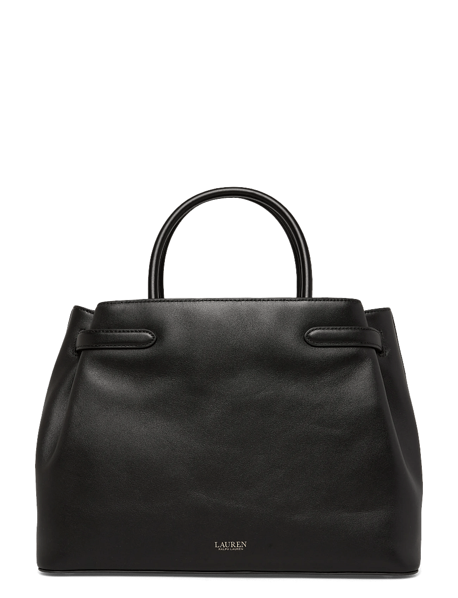 Lauren Ralph Lauren - Leather Large Blaike Satchel - besondere anlässe - black - 1