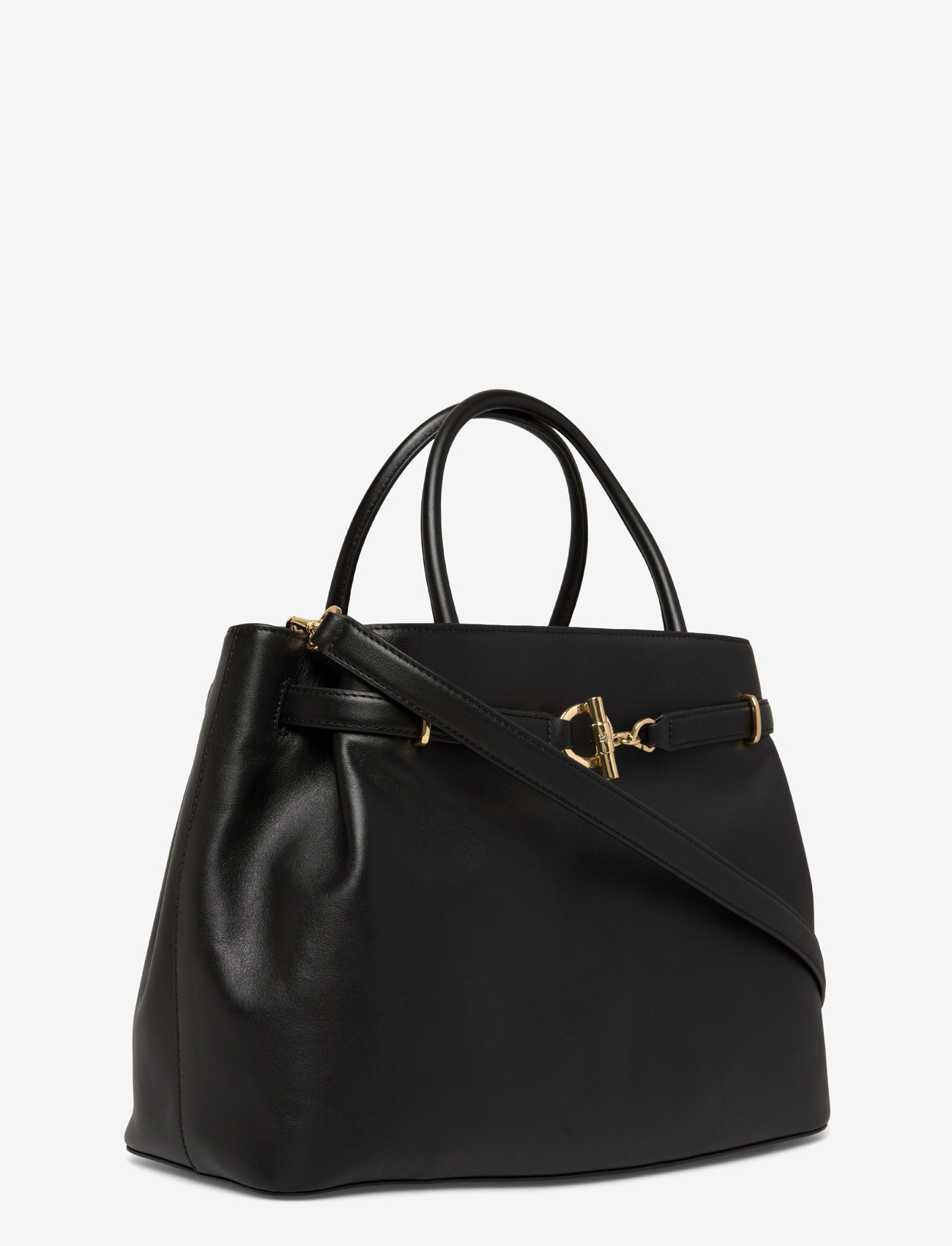 Lauren Ralph Lauren - Leather Large Blaike Satchel - besondere anlässe - black - 2