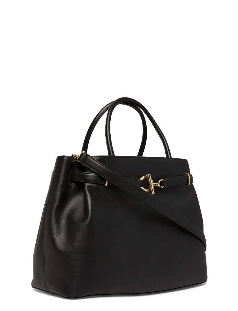 Lauren Ralph Lauren - Leather Large Blaike Satchel - besondere anlässe - black - 2