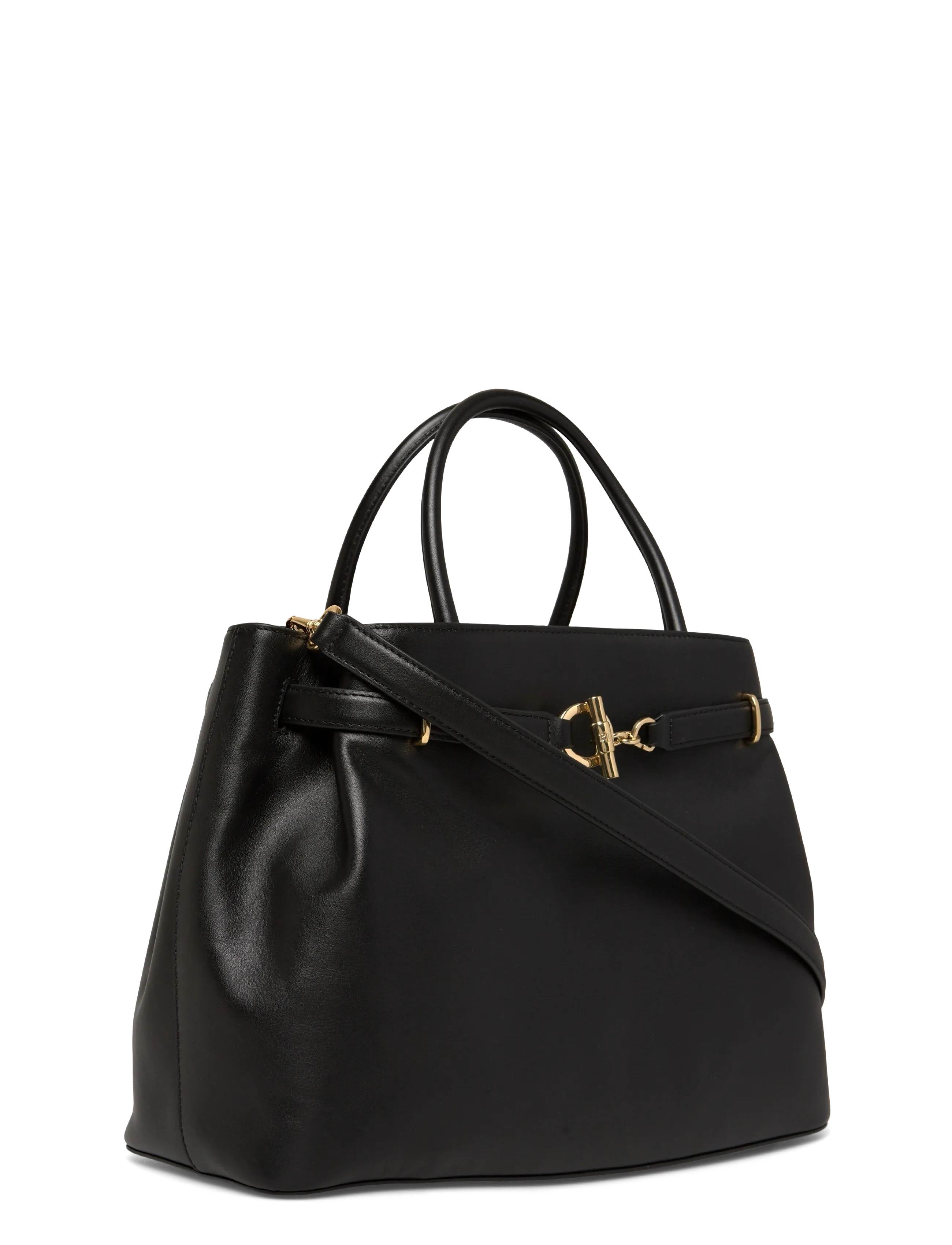Lauren Ralph Lauren - Leather Large Blaike Satchel - besondere anlässe - black - 2