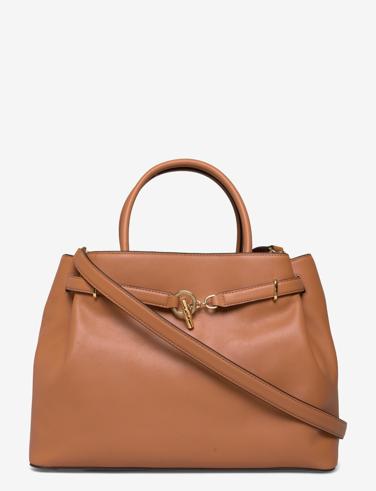 Lauren Ralph Lauren - Leather Large Blaike Satchel - besondere anlässe - classic caramel - 0