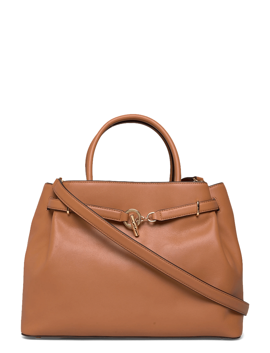 Lauren Ralph Lauren - Leather Large Blaike Satchel - besondere anlässe - classic caramel - 0