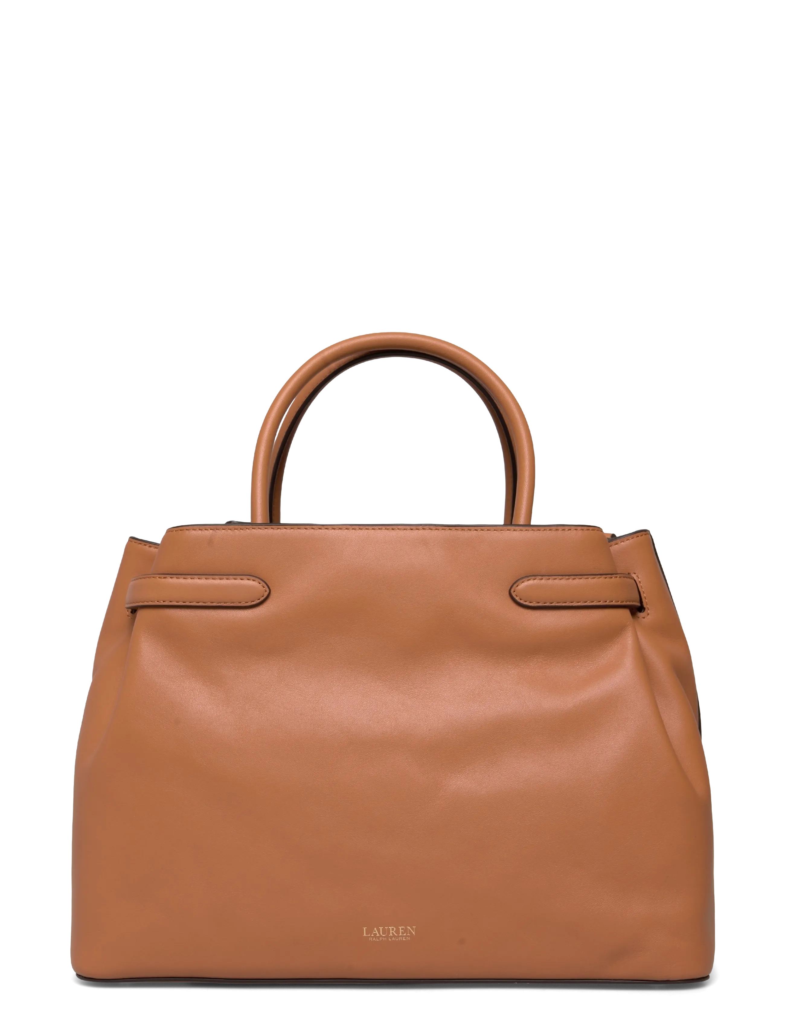 Lauren Ralph Lauren - Leather Large Blaike Satchel - special occasions - classic caramel - 1