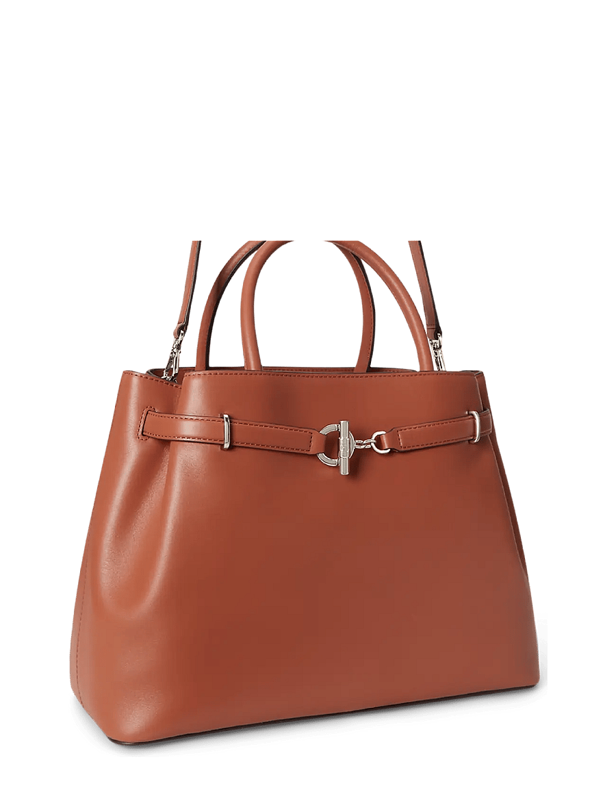 Lauren Ralph Lauren - Leather Large Blaike Satchel - besondere anlässe - red terracotta - 2