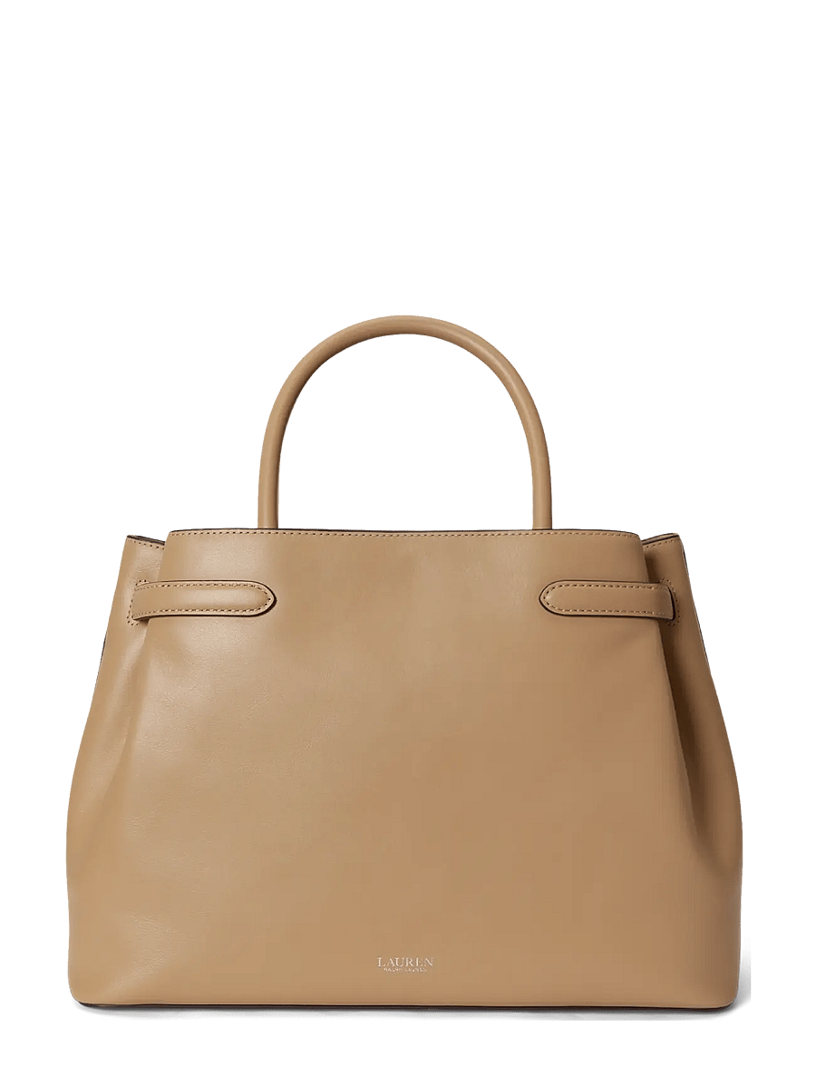 Lauren Ralph Lauren - Leather Large Blaike Satchel - besondere anlässe - tan - 1