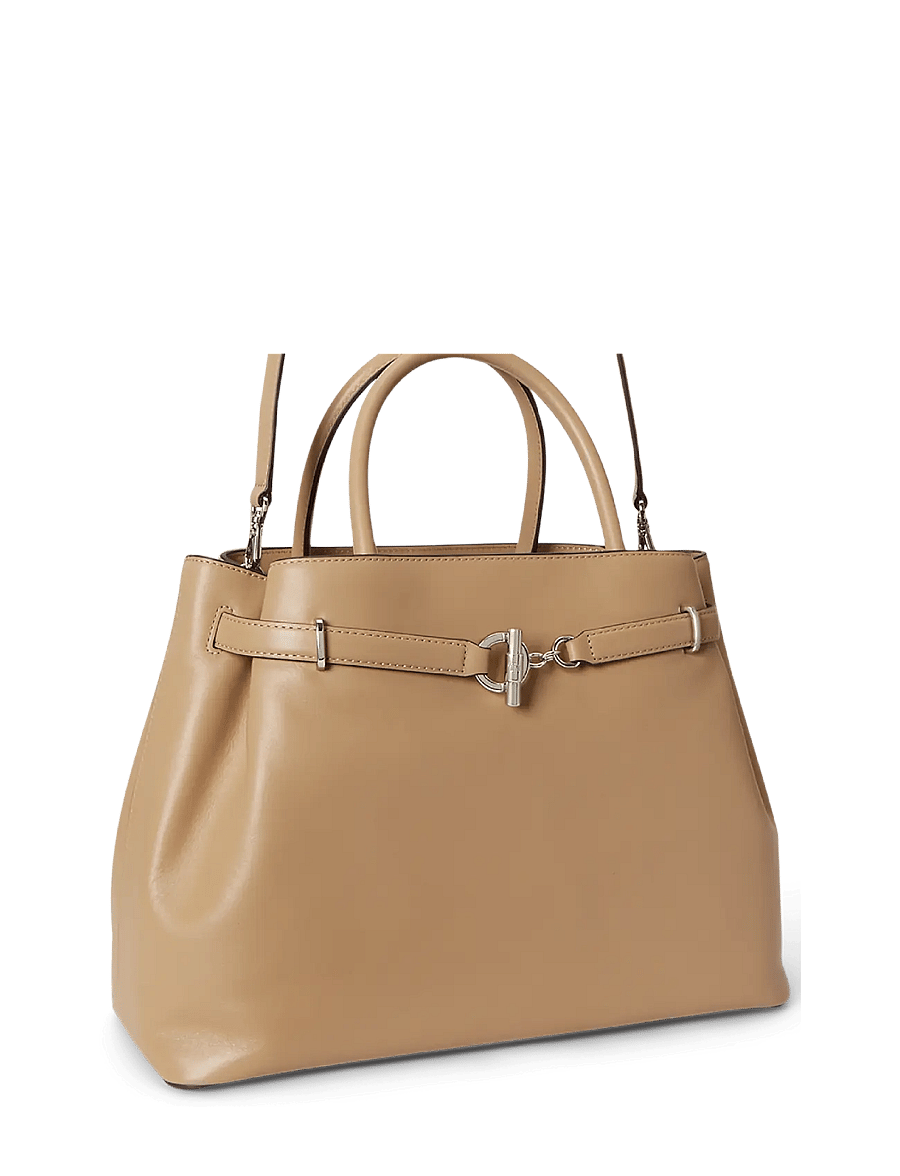 Lauren Ralph Lauren - Leather Large Blaike Satchel - besondere anlässe - tan - 2