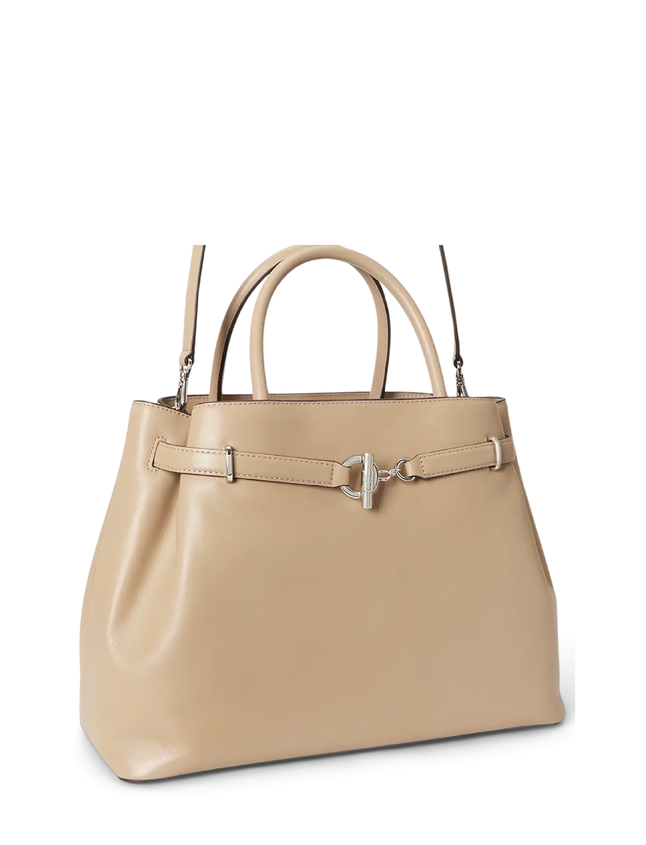 Lauren Ralph Lauren - Leather Large Blaike Satchel - besondere anlässe - tan - 3