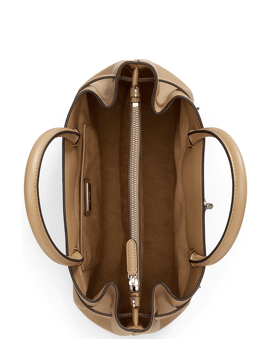 Lauren Ralph Lauren - Leather Large Blaike Satchel - besondere anlässe - tan - 3