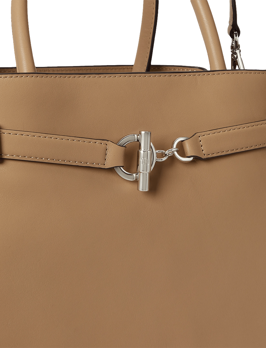 Lauren Ralph Lauren - Leather Large Blaike Satchel - besondere anlässe - tan - 5