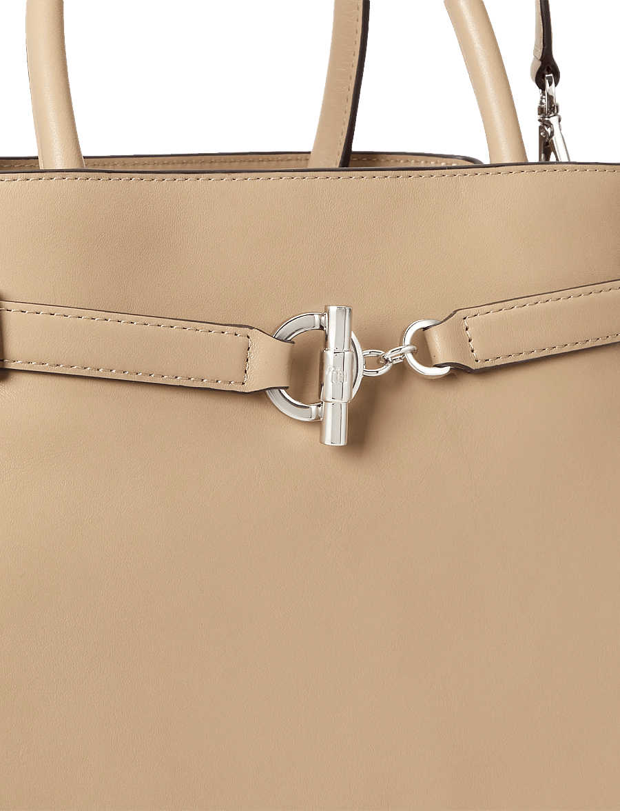 Lauren Ralph Lauren - Leather Large Blaike Satchel - besondere anlässe - tan - 5