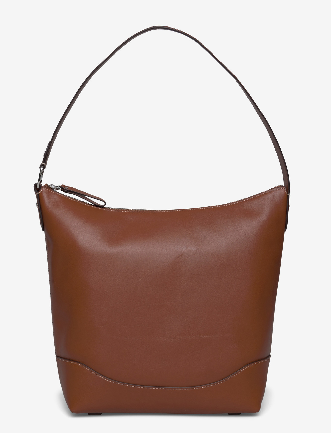 Lauren Ralph Lauren - Leather Large Tasha Bucket Bag - top handle tasker - lauren tan - 0