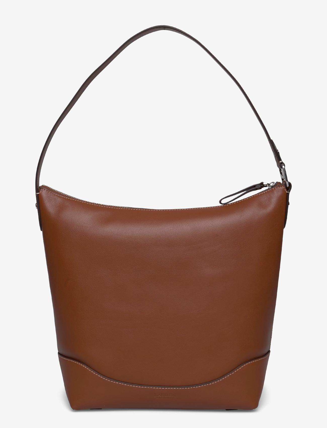 Lauren Ralph Lauren - Leather Large Tasha Bucket Bag - top handle tasker - lauren tan - 1