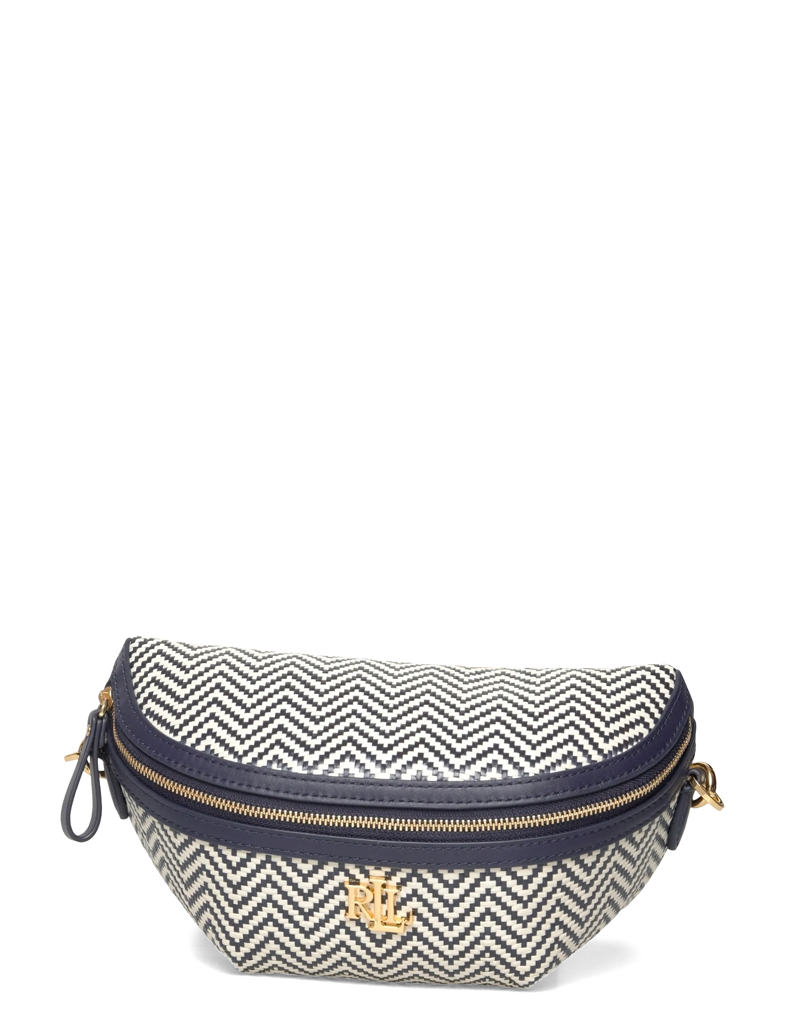 Lauren Ralph Lauren Herringbone Woven Marcy Belt Bag, One Size, White, Designere > Bum Bags, Dame