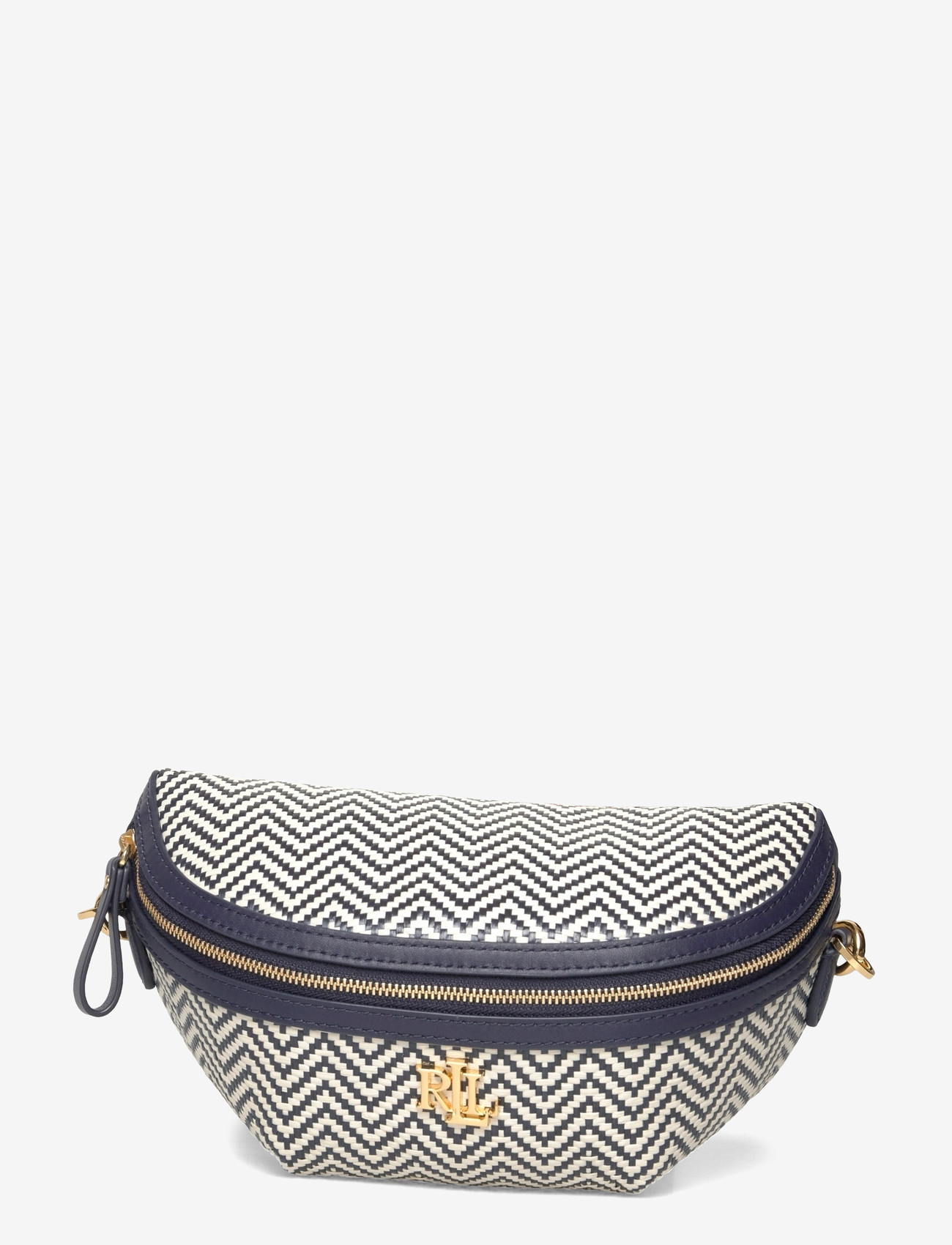 Lauren Ralph Lauren - Herringbone Woven Marcy Belt Bag - kotid - refined navy/soft - 0
