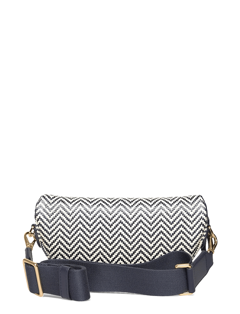 Lauren Ralph Lauren - Herringbone Woven Marcy Belt Bag - gürteltaschen - refined navy/soft - 1