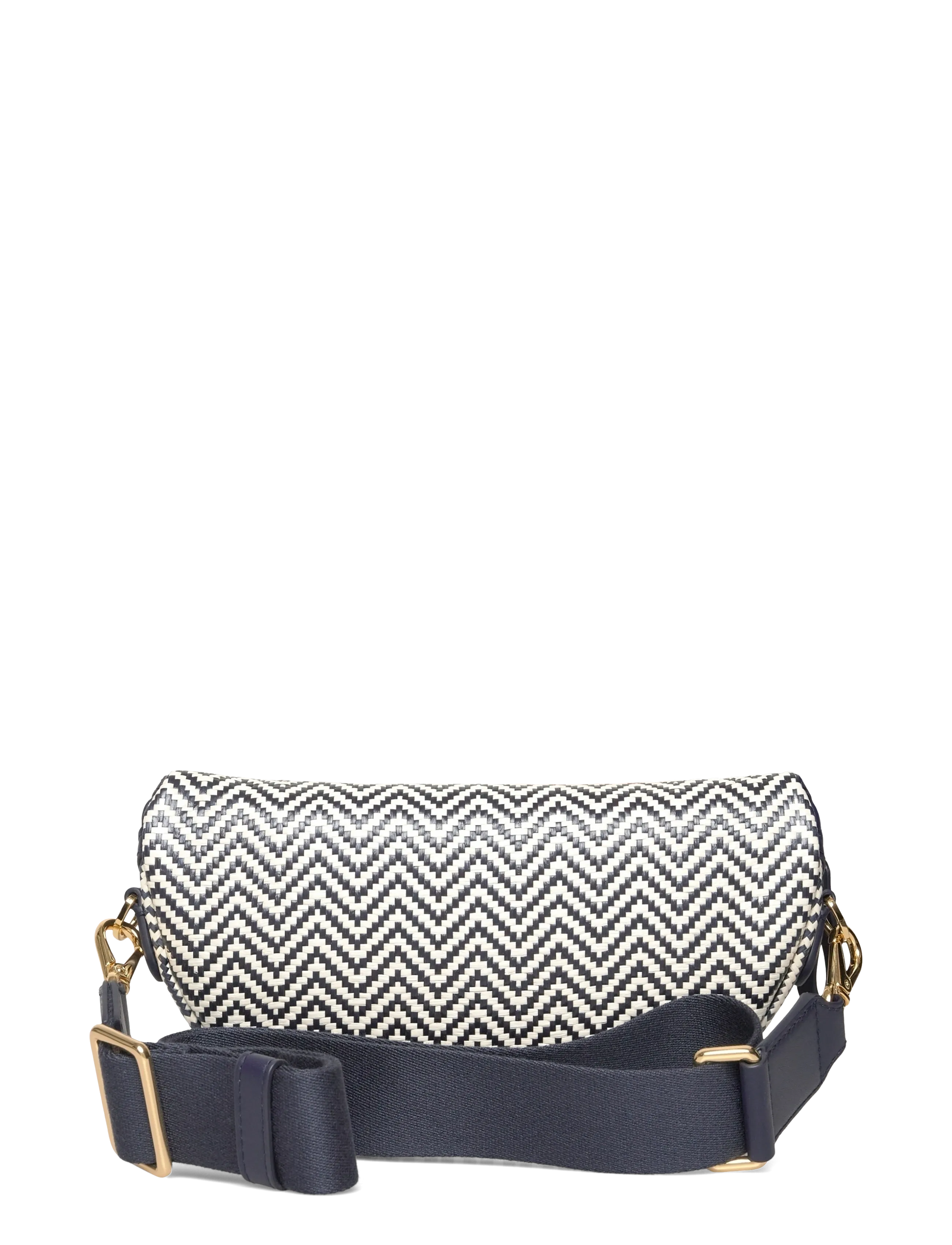 Lauren Ralph Lauren - Herringbone Woven Marcy Belt Bag - gürteltaschen - refined navy/soft - 1