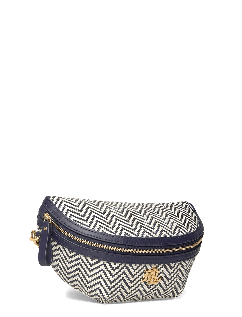 Lauren Ralph Lauren - Herringbone Woven Marcy Belt Bag - gürteltaschen - refined navy/soft - 2