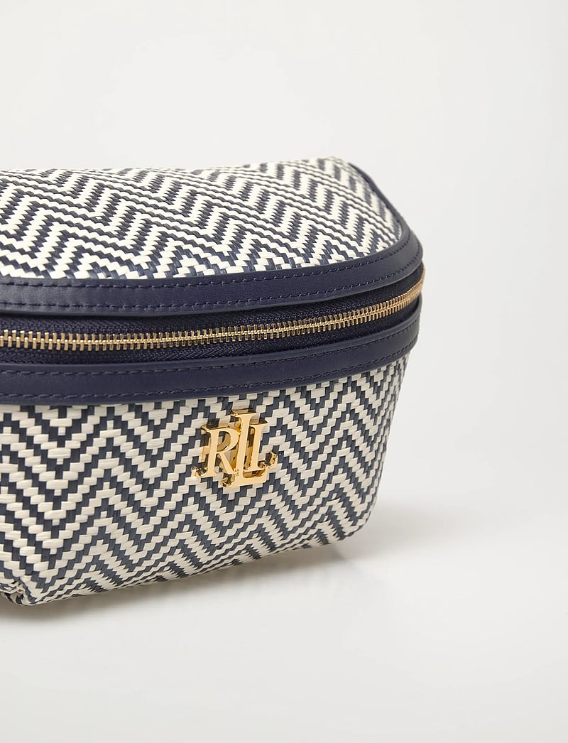 Lauren Ralph Lauren - Herringbone Woven Marcy Belt Bag - gürteltaschen - refined navy/soft - 4