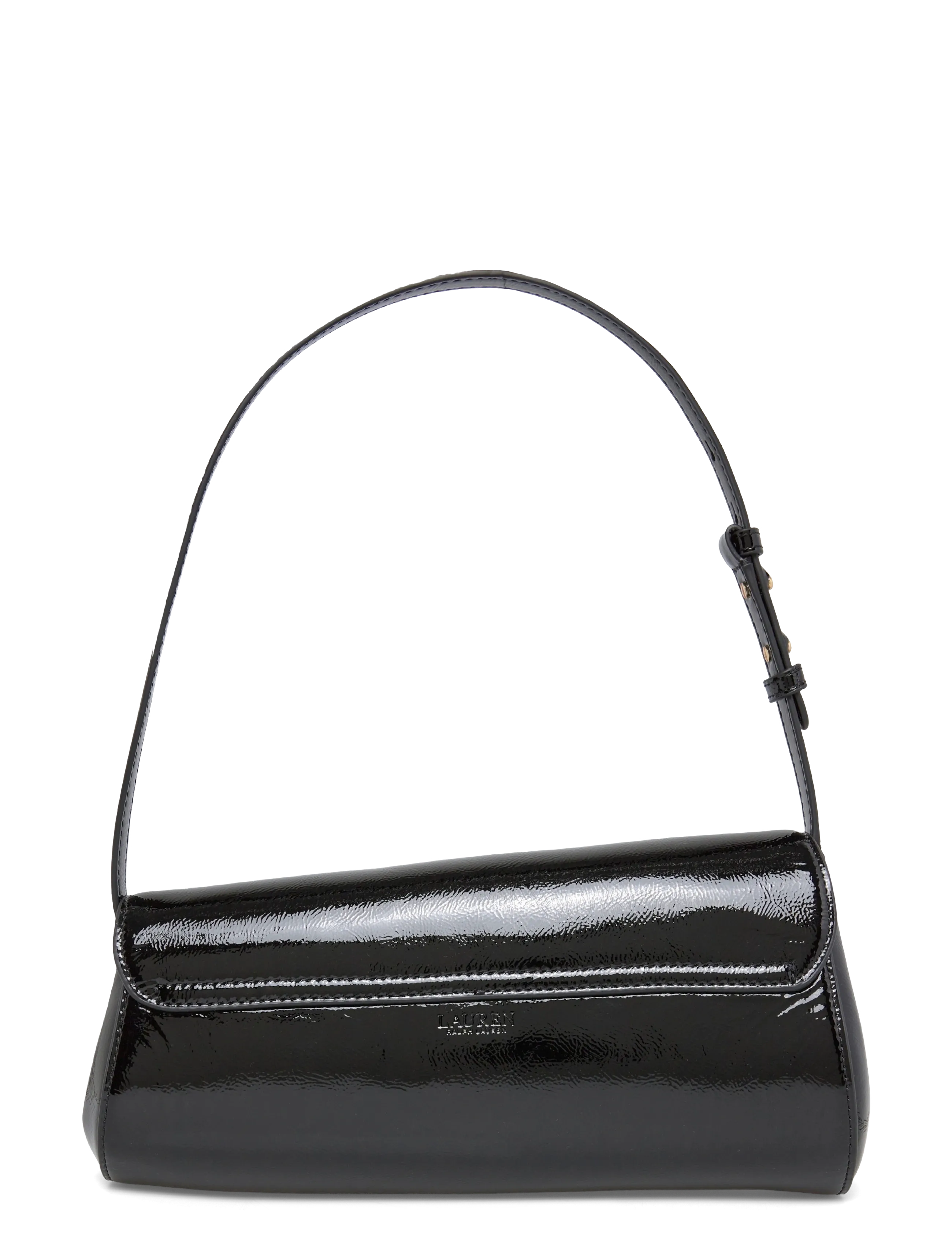 Lauren Ralph Lauren - Patent Medium Tasha East-West Bag - særlige begivenheder - black - 1