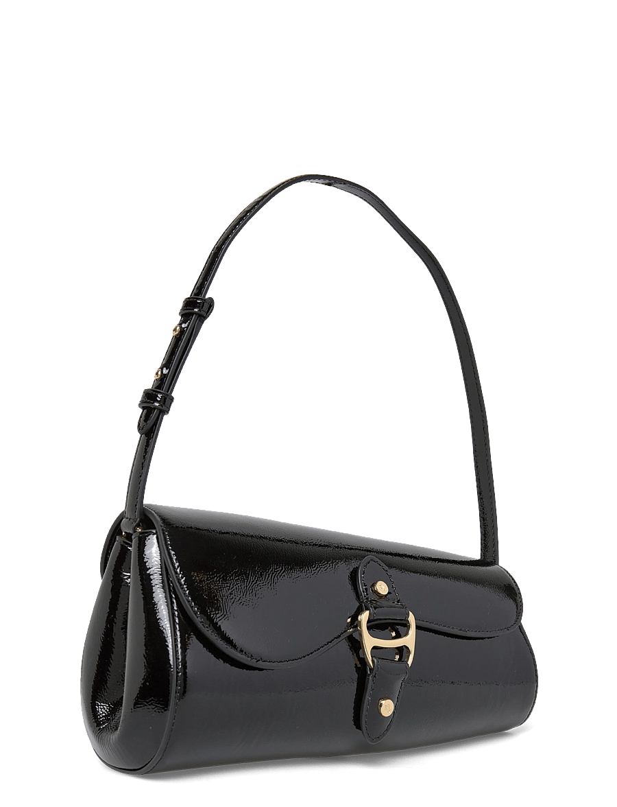 Lauren Ralph Lauren - Patent Medium Tasha East-West Bag - særlige begivenheder - black - 2